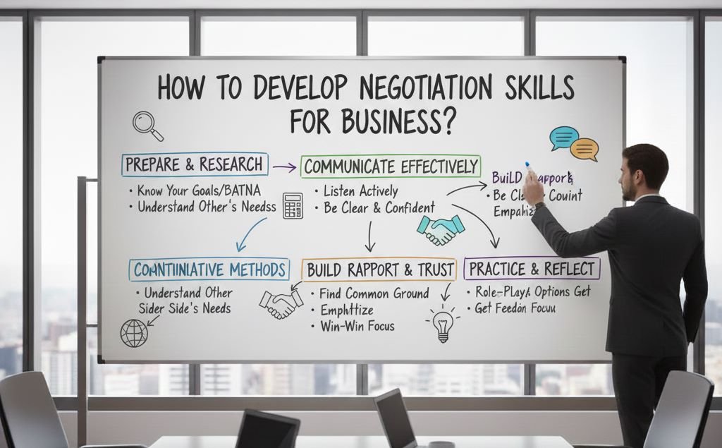 How to Develop Negotiation Skills for Business?