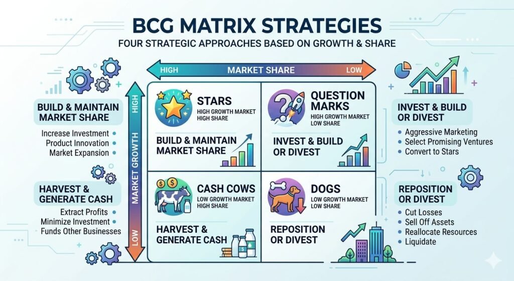 BCG Matrix Strategies