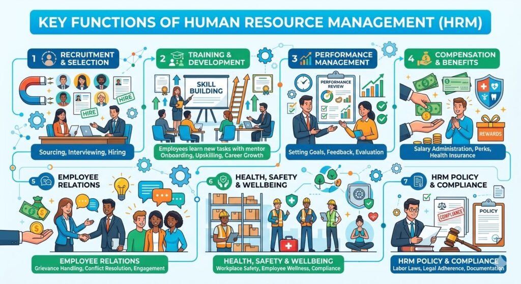 Key functions of HRM