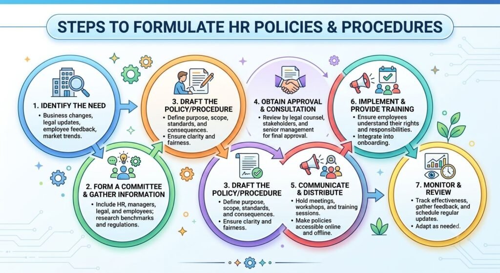 Steps to Formulate HR Policies and Procedures